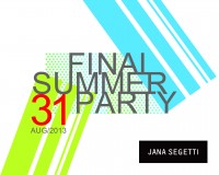 FINAL SUMMER PARTY в бутике JANA SEGETTI